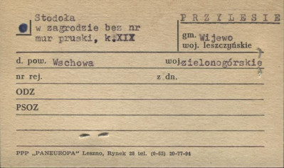 stodoła w zagrodzie bez nr, skan 1