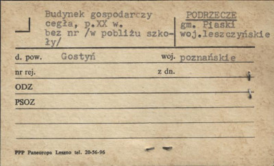budynek gospodarczy, skan 1