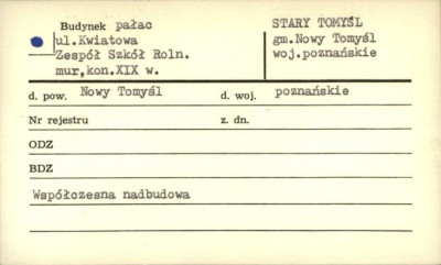 pałac, ob. zespół szkół rolniczych, skan 1