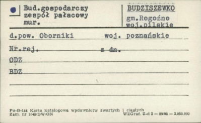 budynek gospodarczy, - zespół pałacowy, skan 1