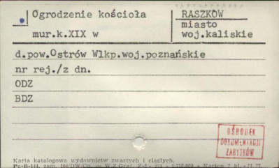 ogrodzenie kościoła, skan 1