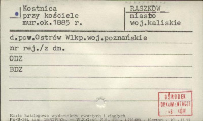 kostnica przy kościele, skan 1