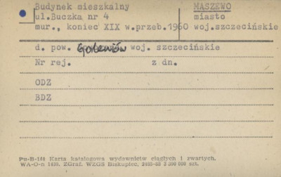 budynek mieszkalny, skan 1
