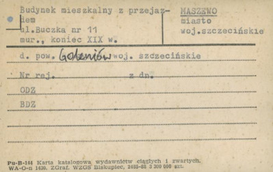 budynek mieszkalny z przejazdem, skan 1