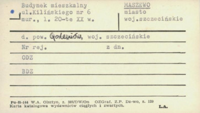 budynek mieszkalny, skan 1