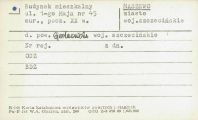 budynek mieszkalny, skan 1