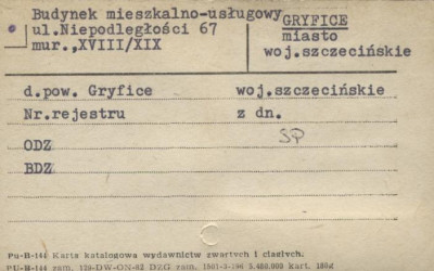budynek mieszkalno-usługowy, skan 1