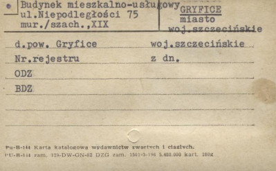 budynek mieszkalno-usługowy, skan 1