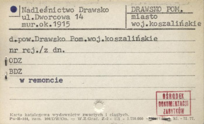 Nadleśnictwo Drawsko, skan 1
