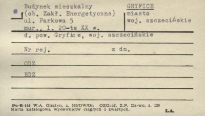 budynek mieszkalny, ob. Zakł. Energetyczne, skan 1