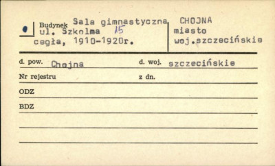 sala gimnastyczna, skan 1