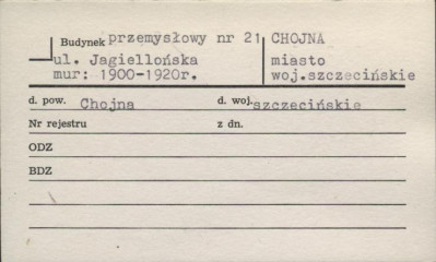 budynek przemysłowy, skan 1