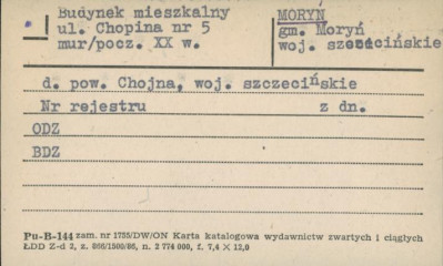 budynek mieszkalny, skan 1