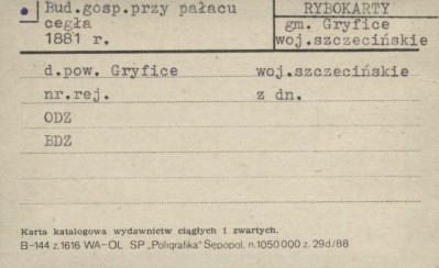 budynek gospodarczy przy pałacu, skan 1