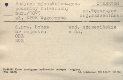 budynek mieszkalno-gospodarczy folwarczny, skan 1