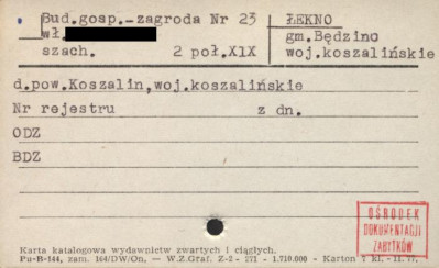 budynek gospodarczy - zagroda, skan 1