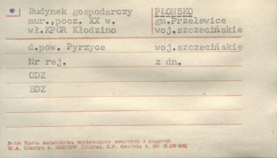 budynek gospodarczy, skan 1