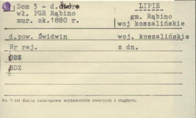 dwór, ob. budynek mieszkalny, skan 1