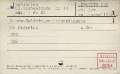 kamienica, skan 1