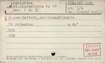kamienica, skan 1