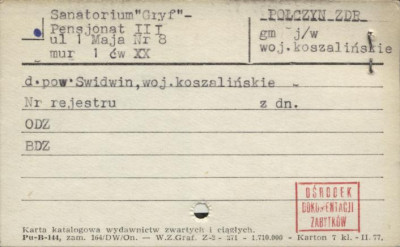 sanatorium Gryf - pensjonat III, skan 1