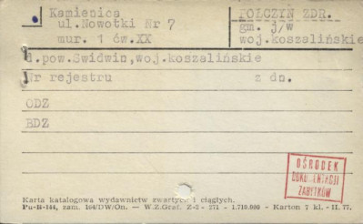 kamienica, skan 1