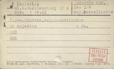 kamienica, skan 1