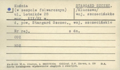 kuźnia w zespole folwarcznym, skan 1