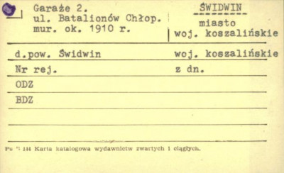 garaże, skan 1