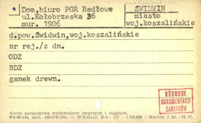 dom, biuro PGR, skan 1