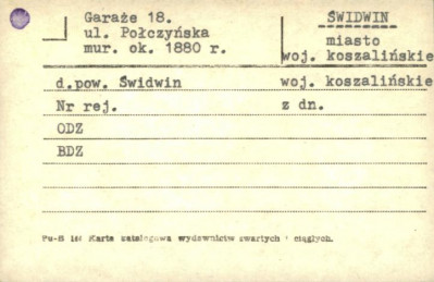 garaże, skan 1