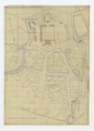 plan ogrodu zamkowego. Stan z roku 1847 1:1000, skan 1