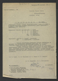 protokół z posiedzenia Głównej Komisji Konserwatorskiej z 17 stycznia 1961 r. dotyczący rekonstrukcji parku pałacowego w Kozłówce , skan 1