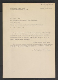 rachunek dla Głównego Konserwatora Zabytków Województwa Lubelskiego za opracowanie projektu techniczno-roboczego rekonstrukcji ogrodu tej miejscowości z 11 listopada 1962 r. sporządzony przez Wandę Genge , skan 1