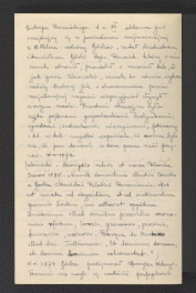 wypis z Jankowski E., Dzieje ogrodnictwa polskiego w zarysie, Warszawa 1923, s. 19, 130, 198 dotyczący drzewostanu w miejscowym parku oraz zamku; dwie karty, skan 2