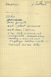 wypis z Kwestionariusz Ministerstwa Kultury i Sztuki z 1957 r. , skan 1