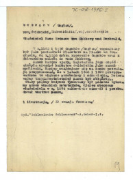 wypis z Weber R., Schlesische Schloesser, t. I, Drezno-Wrocław 1909 dotycząca miejscowego zamku i jego dziejów , skan 1