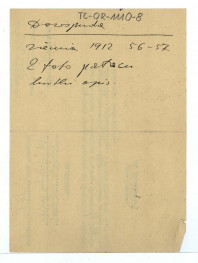 wypis z czasopisma „Ziemia” (1912) s. 56-57 dotycząca fotografii ukazujących miejscowy pałac    , skan 1