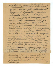 wypis z  Niemcewicz J.U., Zbiór pamiętników o dawnej Polszcze, Lips: Breitkopf i Haertel 1839 (?) dotycząca obiektów zabytkowych ww. miejscowości , skan 1