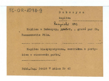wypis z Biblioteki Jagiellońskiej (34418 V Atlas nr 46) , skan 1