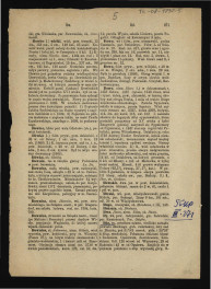 dwie karty pochodzące z Słownik Geograficzny Królestwa Polskiego t. III, s. 271-274 zawierające opis dziejów Iłży oraz tamtejszych zabytków   , skan 1