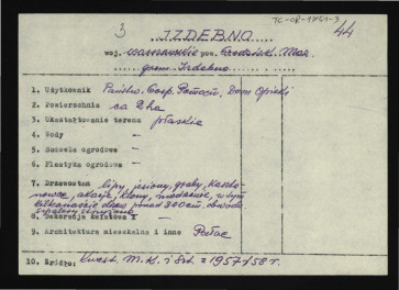 wypis z Kwestionariusz Ministerstwa Kultury i Sztuki z 1957 i 1958 r.                , skan 1