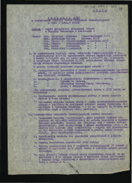 Odpis protokołu 5/60 z posiedzenia Komisji Oceny Projektów Inwestycyjnych z dnia 2 lutego 1960 r. , skan 1