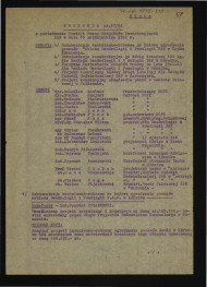 Odpis protokołu 57/62 z posiedzenia Komisji Oceny Projektów Inwestycyjnych PAN z dnia 15 października 1962 r. , skan 1