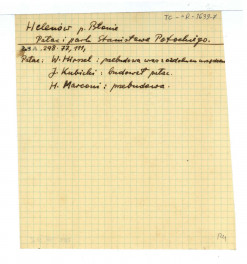wypis z Łoza S., Słownik architektów i budowniczych Polaków oraz cudzoziemców w Polsce pracujących, Warszawa 1931 dotycząca osób zaangażowanych w budowę i przebudowę pałacu   , skan 1