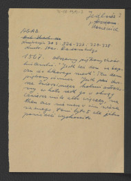 wypis z Lustracji 30 (Lustracja Starostwa Radomskiego – Archiwum Główne Akt Dawnych) 326-327, 329-338 dotyczący stanu posesji w roku 1967 , skan 1