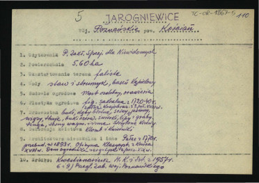 wypis z Kwestionariusz Ministerstwa Kultury i Sztuki z 1957 r.           , skan 1