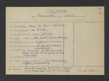wypis z Kwestionariusz Ministerstwa Kultury i Sztuki z 1957 r., skan 1