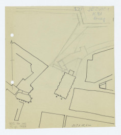 plan sytuacyjny klasztoru i terenów otaczających, skan 1