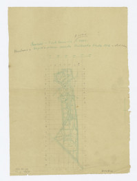 plan sytuacyjny - powiększenie z planu miasta Królewska Huta 1926 rok w skali 1:6000, skan 1